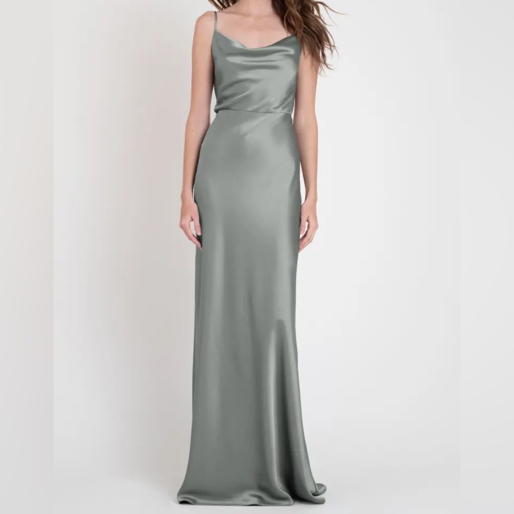 Jenny Yoo Sylvie Luce Satin Bridesmaid Dress